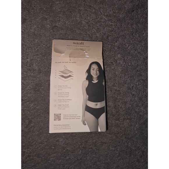 saalt Comfort Modal Brief Period Underwear  (S) - Picture 1 of 4